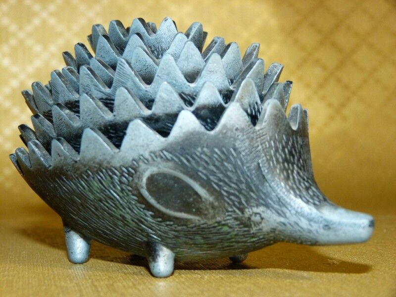 Hedgehog ashtray set