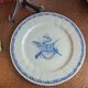 Gien plate in ivory iron - Saint-Quentin - WWI