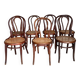 Set of 7 Thonet bistro chairs