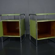Set of Two Bauhaus Night Stands by Vichr & Co., 1930s