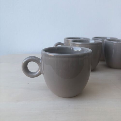 Tasses à café grises
