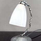 Art Deco Wrought Iron Lamp, France, c. 1930