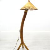Lampadaire en bambou, années 1950