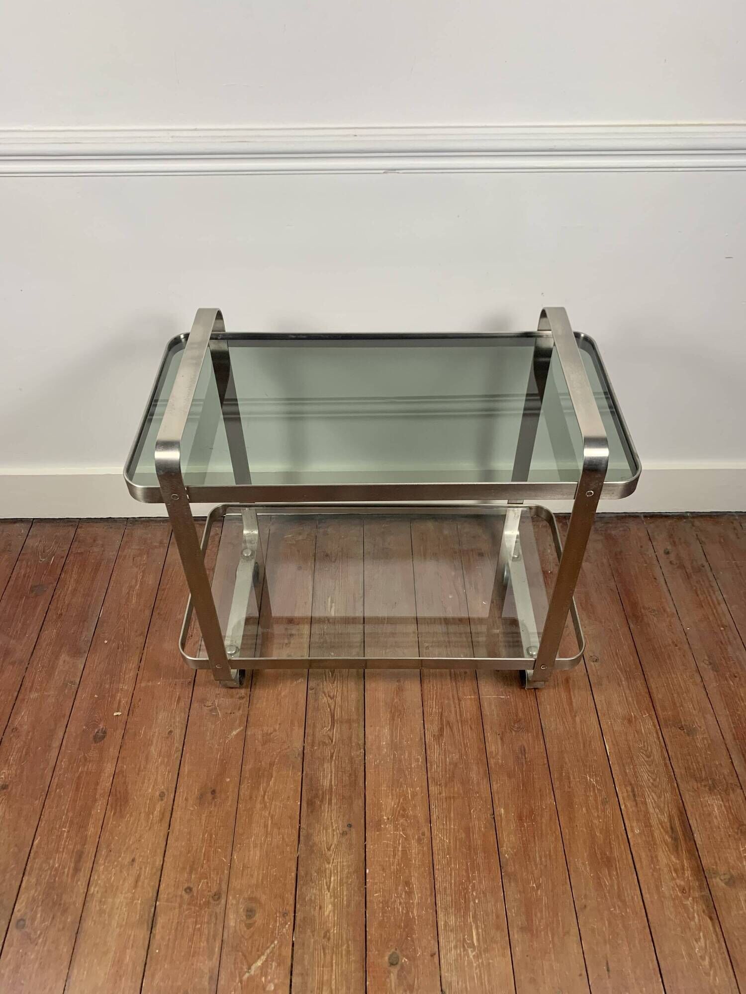 1960s-70s rolling trolley in the style of Martini & Rossi