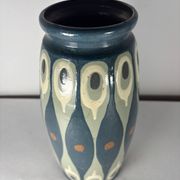 Vase Art Déco signé Léon Elchinger, Soufflenheim, années 1920