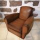 Fauteuil club cuir