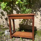 Table d’appoint / console en bois style indonésien