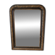 Antique Louis Philippe mirror in black and gold, 93X68cm
