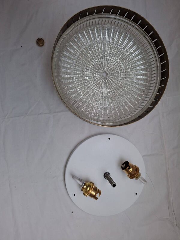 Plafonnier style Lucien Gau - 25 cm