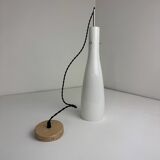 Vintage 1970 opaline suspension light