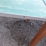 Vintage wooden formica kitchen table