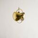 Vintage Danish Mid Century Louis Weisdorf "Multi Lite" Brass Pendant, 1960s