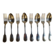8 cutlery in silver metal, model Cluny/Valois/Vieux Paris