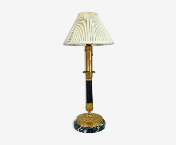 Charles X Candlestick Lamp Selency, Candlestick Lamp Lampshade