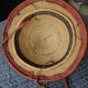 Chapeau berbère art ethnique vannerie et cuir