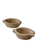 Antique Italian Hand-Carved Marble Basins, Early 20th Century