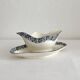 Ironstone gravy boat "Henri II" Salins earthenware