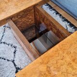 Elm burl coffee table, 1970