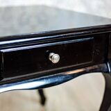 20th Century Black Side Table-Nightstand, 1950s