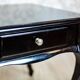 20th Century Black Side Table-Nightstand, 1950s