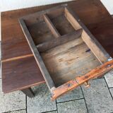 Old solid oak coffee table