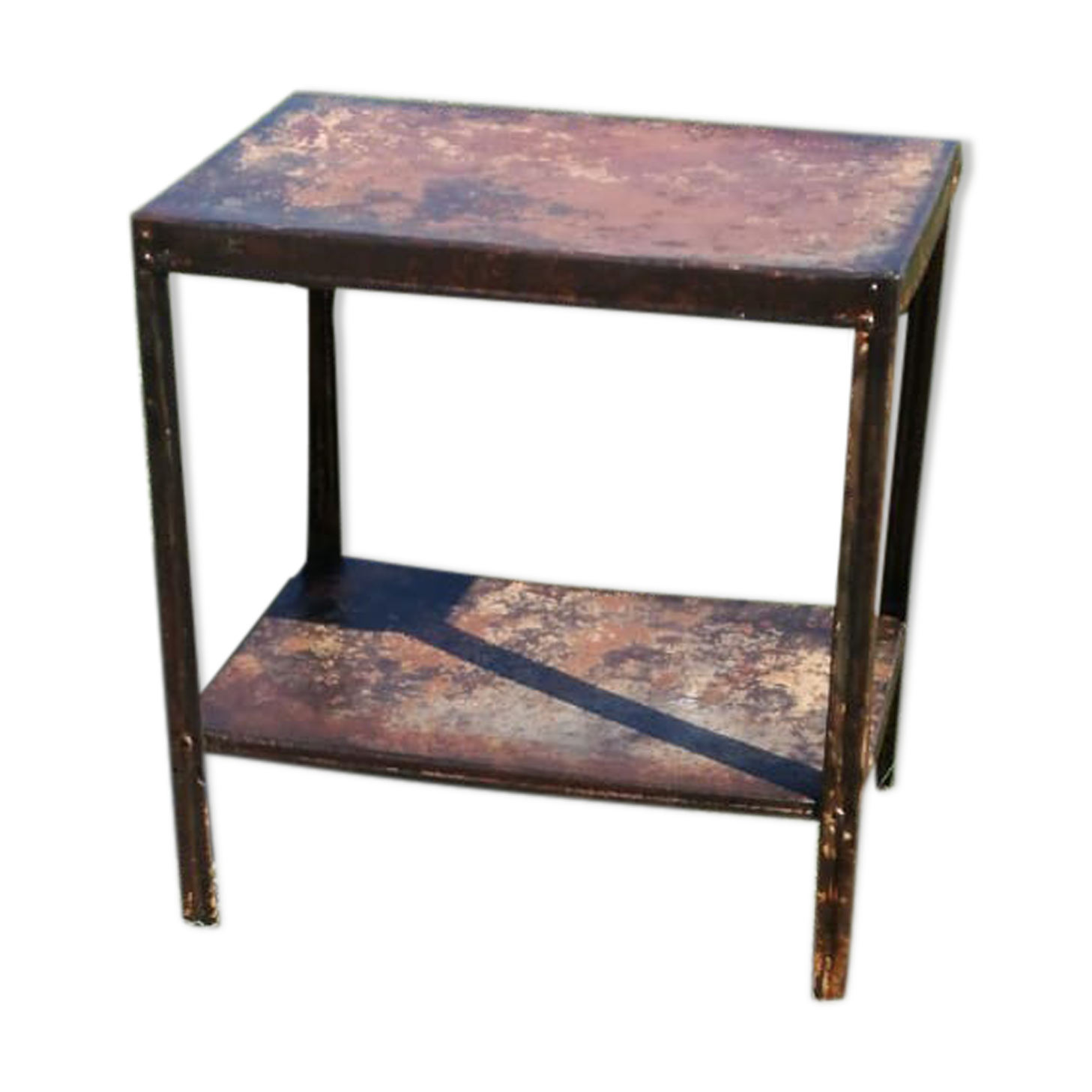 Old workbench, tolix shelf