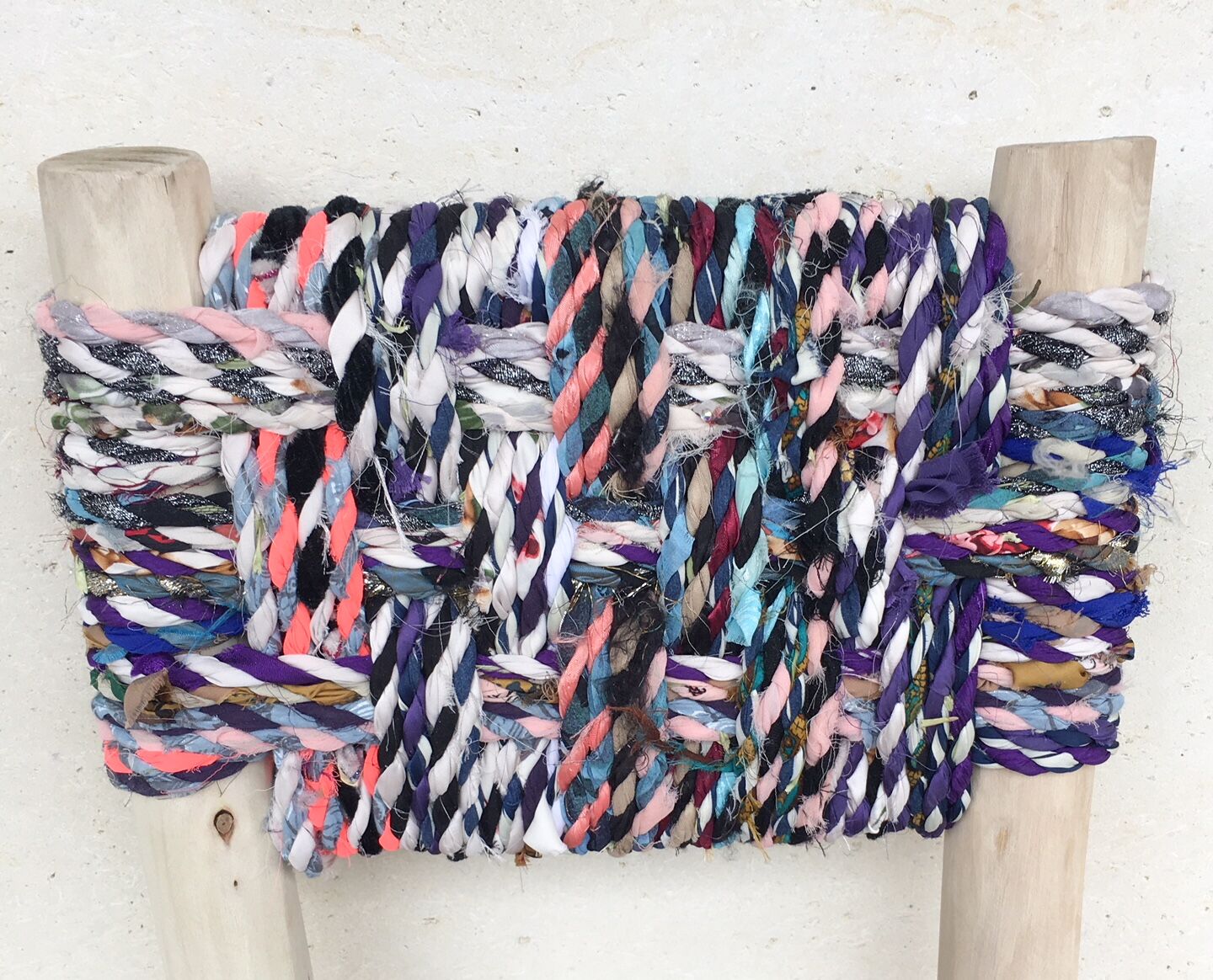 Recycled fabric chair