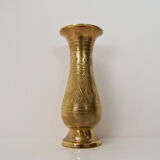 Vintage brass vase from India, 1960's