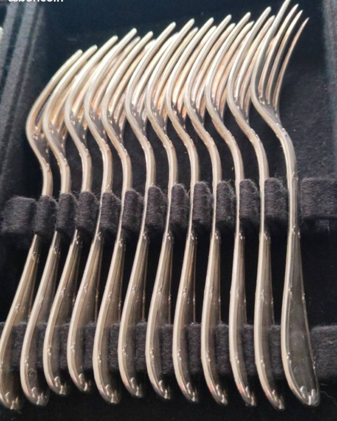 Christofle ribbon model 24 dessert cutlery