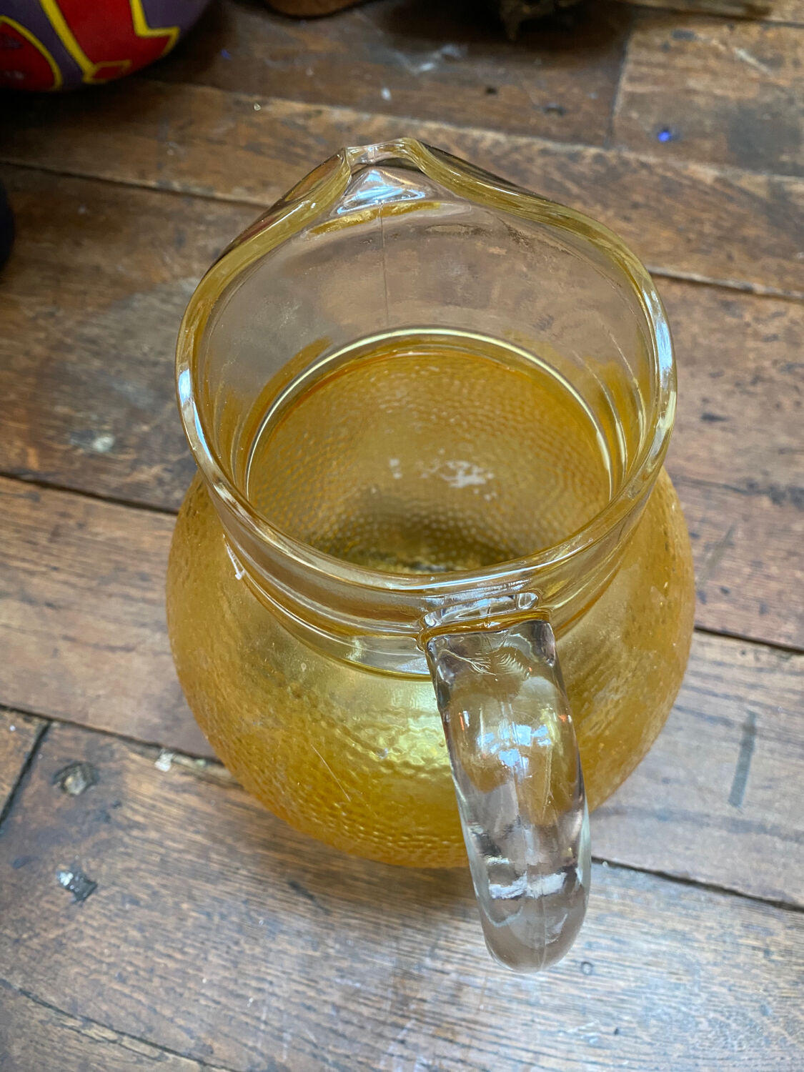 Vintage Orangina style pitcher