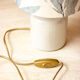 Mustard pot lamp and lampshade plant printing bamboo pattern