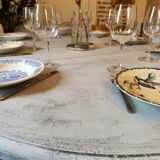 Round table central base Gustavian style