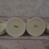 Pair of limoges porcelain storage boxes