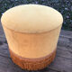 Velvet pouf