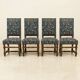 4 chairs in the Louis XIII style