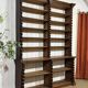 Bibliothèque de boiserie en chêne et sapin début XXème