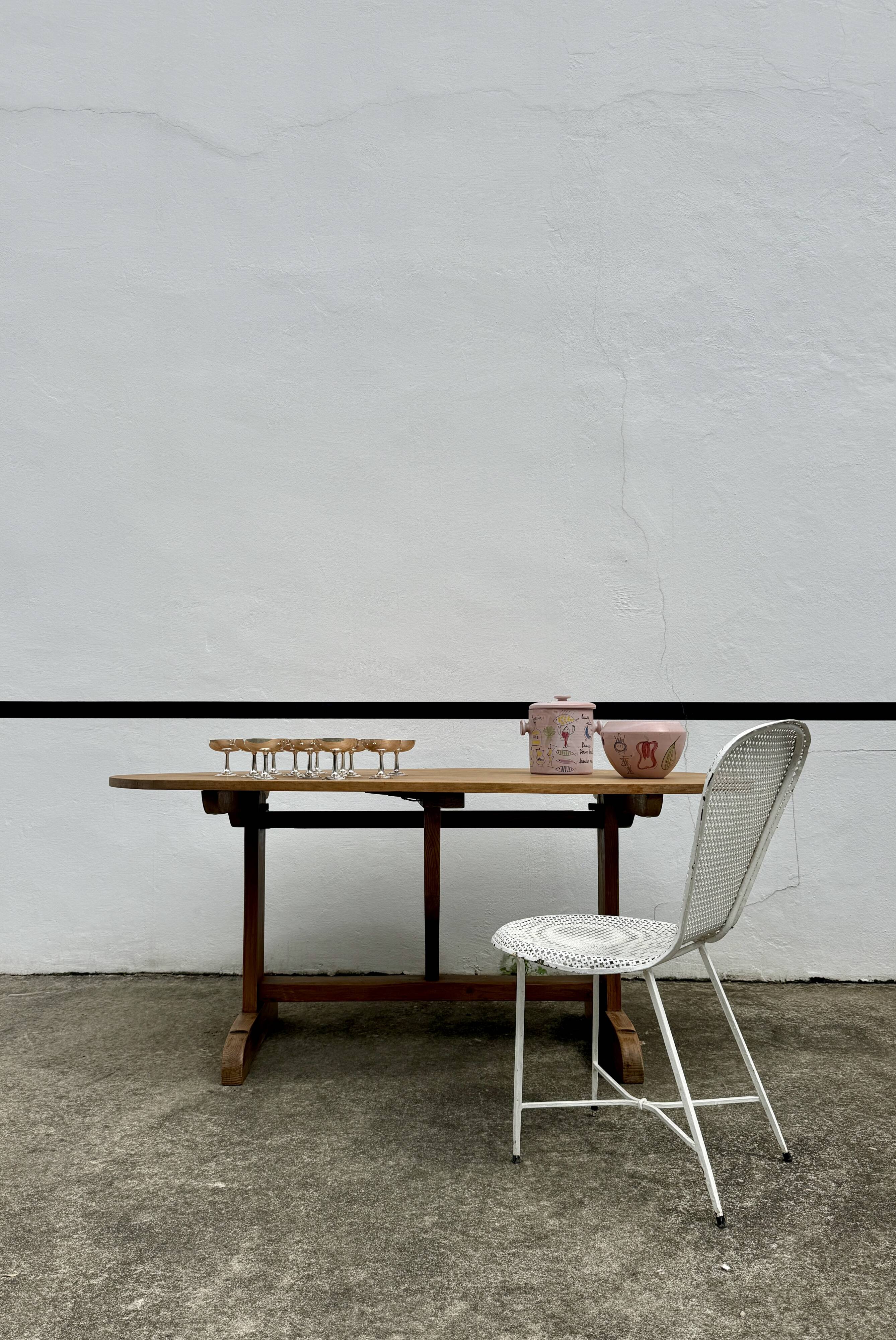 Folding table "Vignobles" in Bordeaux style