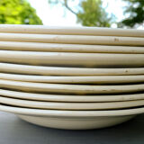 Assiette creuse faience Badonvillier