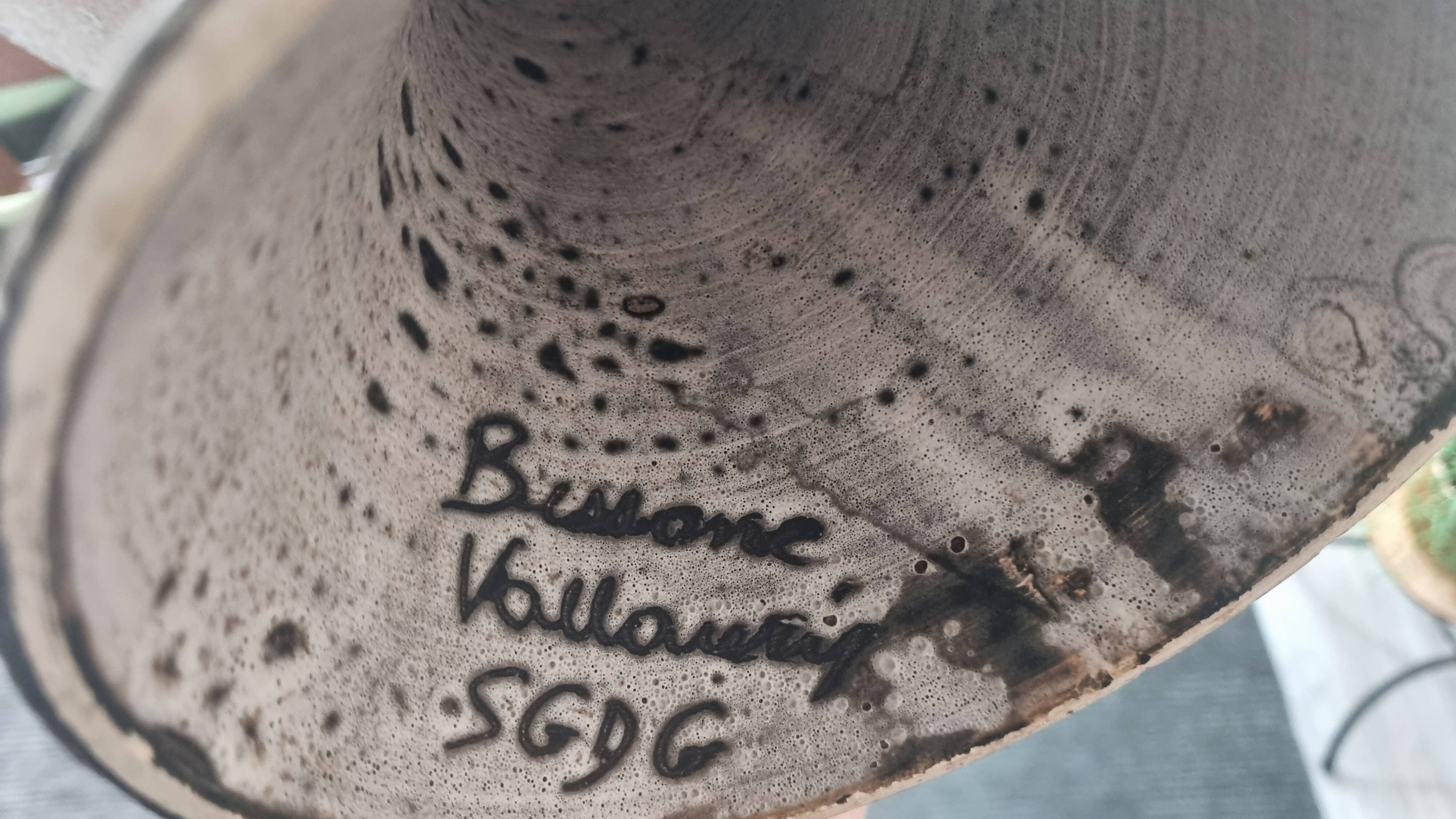 Large bowl Marius Bessone Vallauris