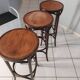 Lot 3 stools of bistrot bar vintage 1960s