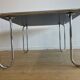 Black, tubular coffee table model B-10 by Marcel Breuer for Thonet