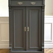 Antique buffet in the style of a vertiko from the late 19th century.