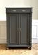Antique buffet in the style of a vertiko from the late 19th century.
