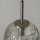 Hanging lamp in hand-blown white glass by Doria Leuchten, 1960s Germany
