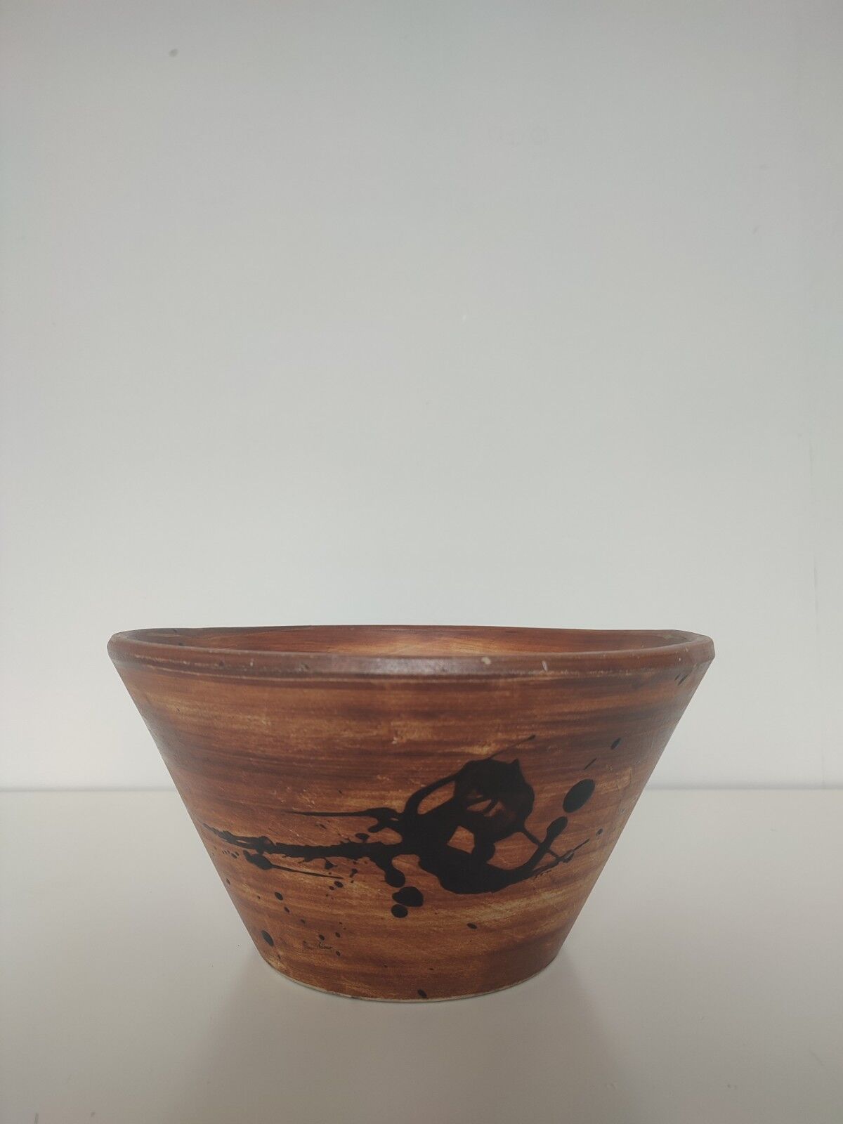 Salad bowl sandstone tachiste la Poterie de la Colombe