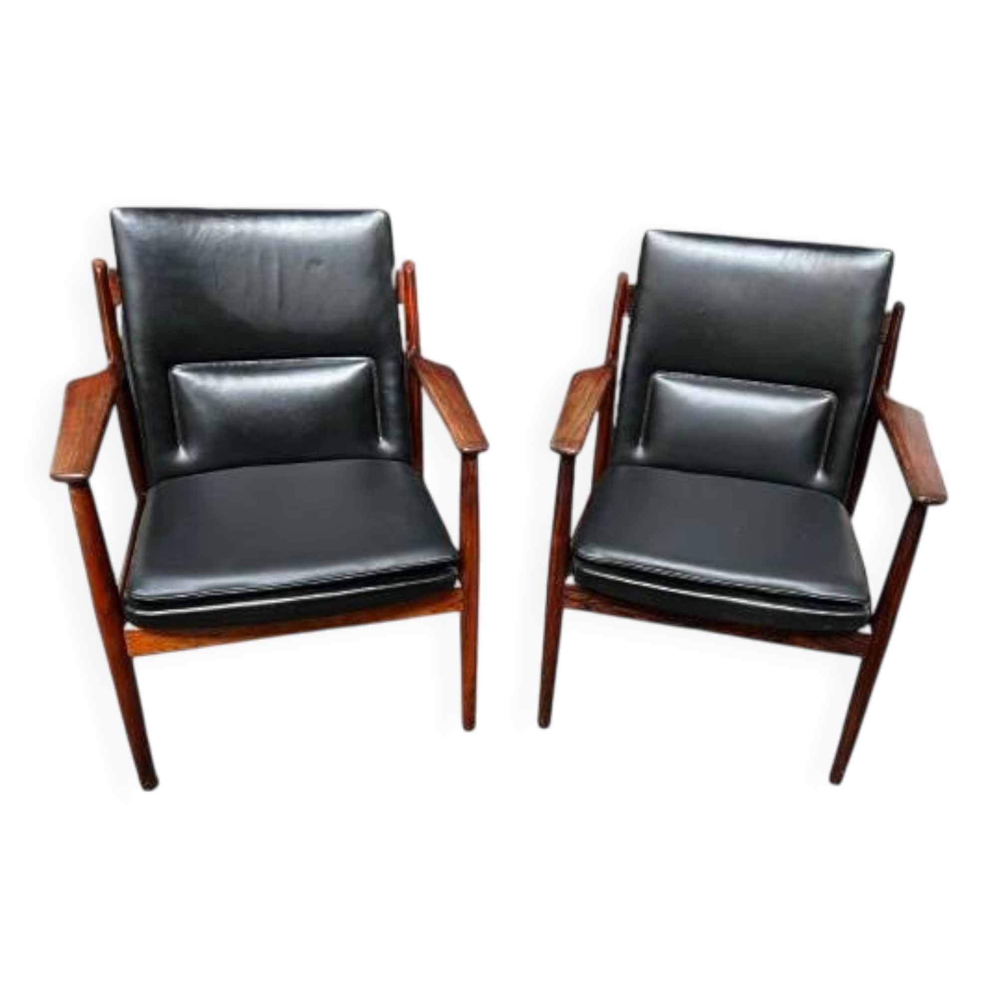 Pair of armchairs by A. Vodder for Sibast