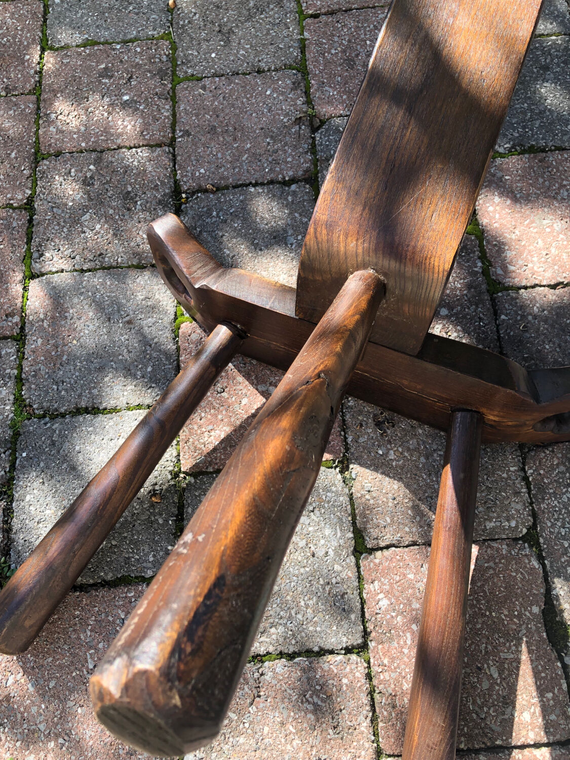 Brutalist chairs and stool