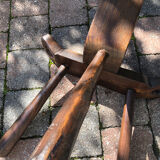Brutalist chairs and stool