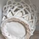 Woven ceramic plant pot