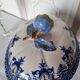 Antique earthenware tureen by Émile Tessier (1887-1971), Malicorne, France